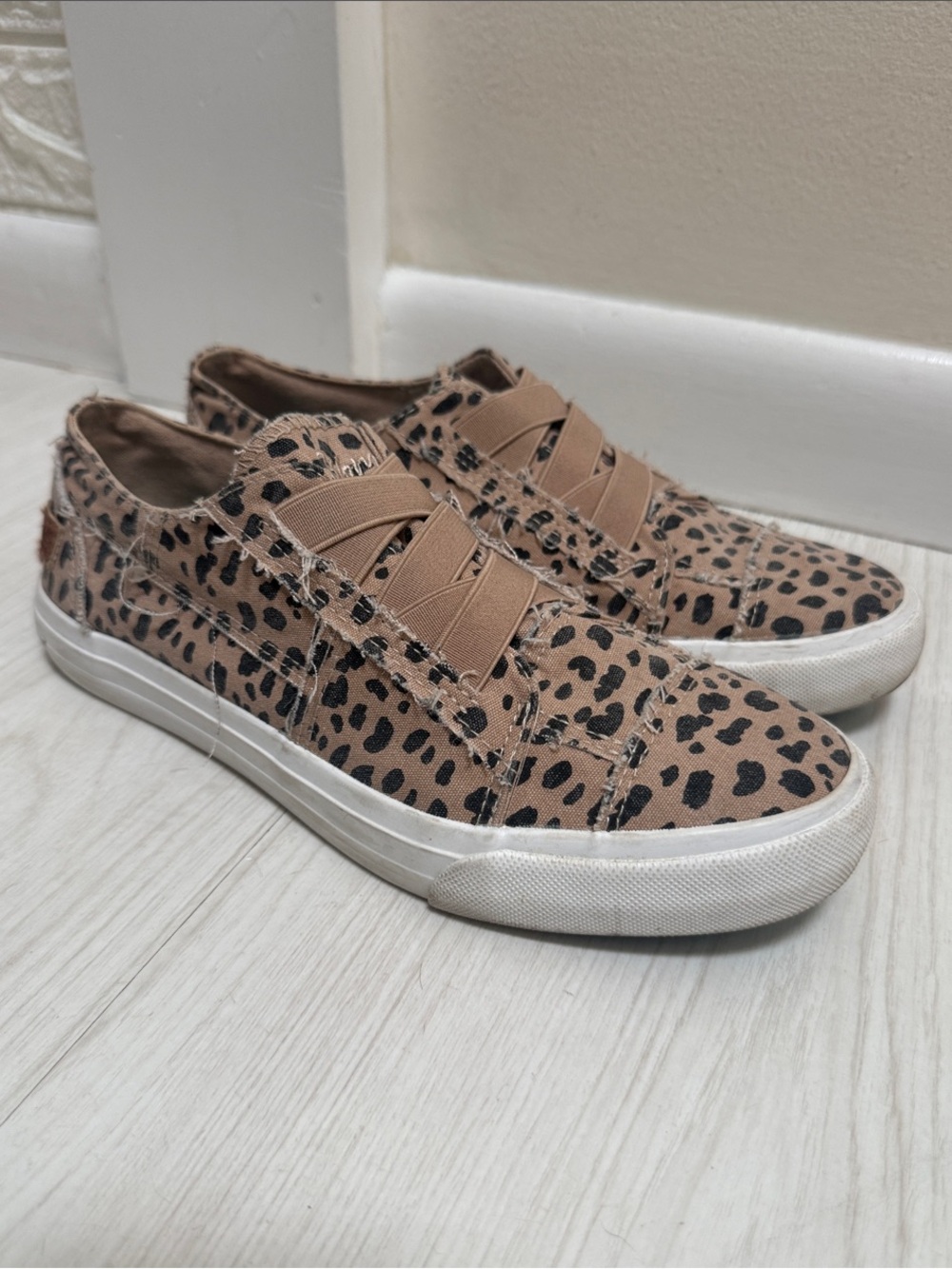 Blowfish Leopard Print Slip-On Sneakers